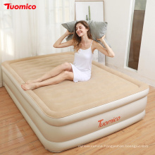 Best Inflatable  double  mattress air bed with Built-in Pump Luxury Raised Air Mattress bed